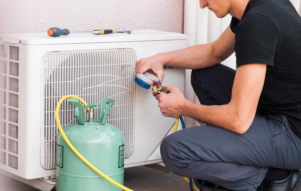 Aircon Gas top-up and refill