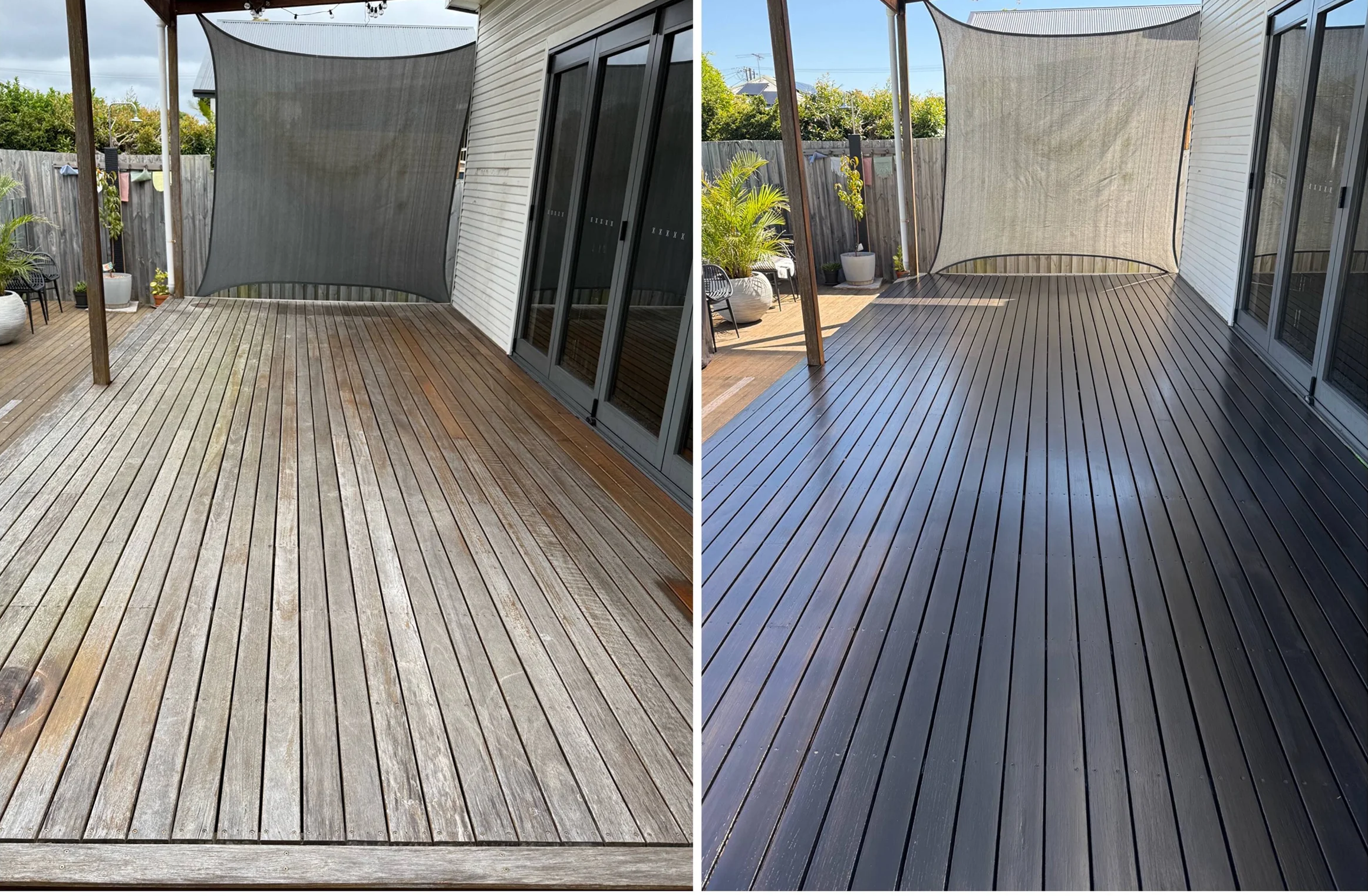 Deck sanding and polishing Deck sanding and polishing