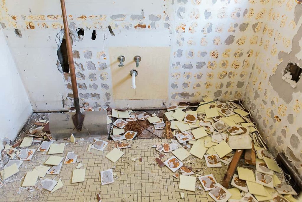 Kitchen and bathroom demolition